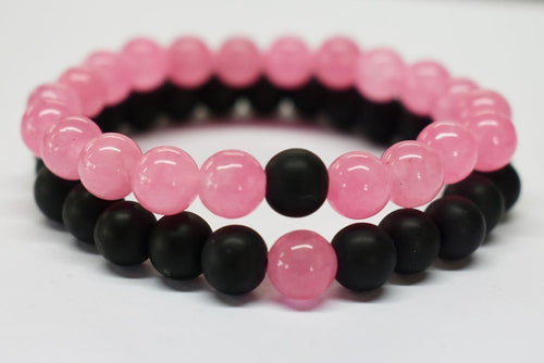 Pink & Black Bracelet